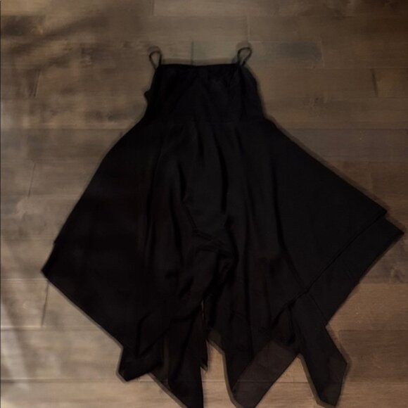 iEFiEL Womens Lyrical Chiffon Ballet Dance Dress Asymmetric - Picture 3 of 7